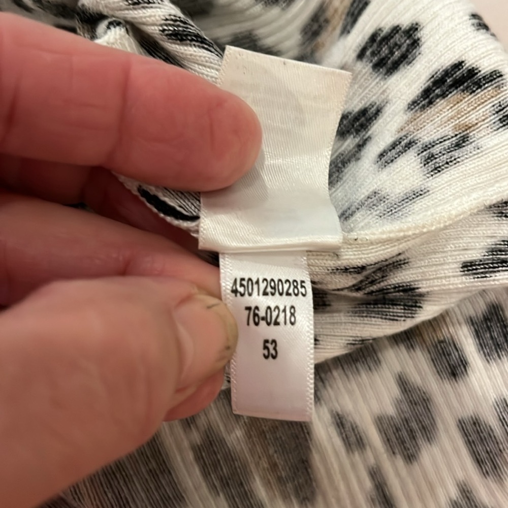 White House Black Market Animal Print Leopard Cardigan Size XXS - Picture 8 of 8